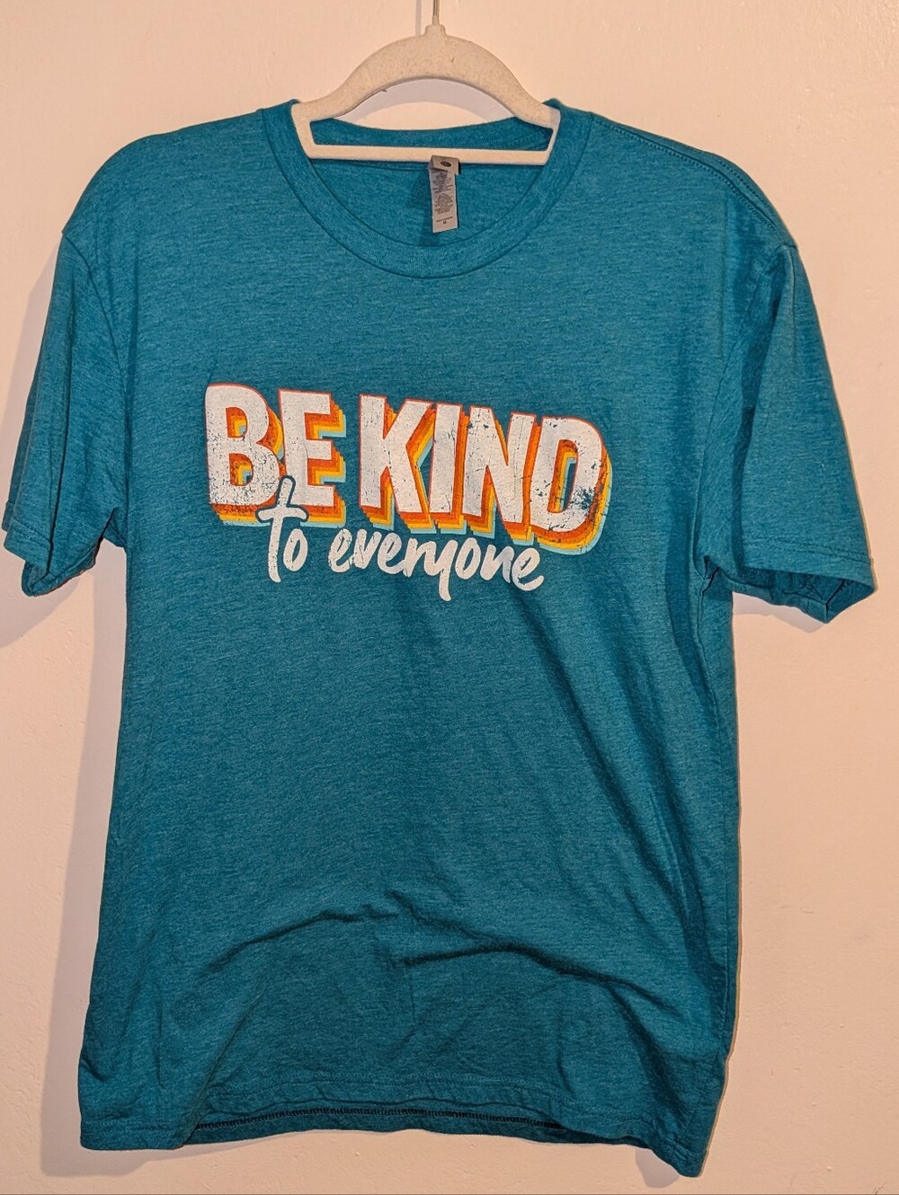 next Teal 'Be Kind to Everyone' Graphic Short Sleeve Tee Size M